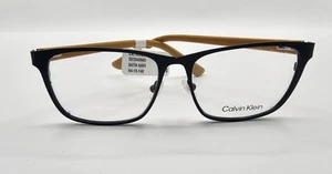 Calvin Klein CK19302 Mens Eyeglasses Satin Navy 54-15-140- (B-13) Designer NWT - Picture 1 of 10