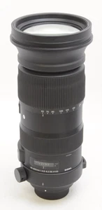 Sigma Sport 60-600mm f/4.5-6.3 DG Telephoto Lens Nikon Mount Used EX w/ Case - Picture 1 of 14