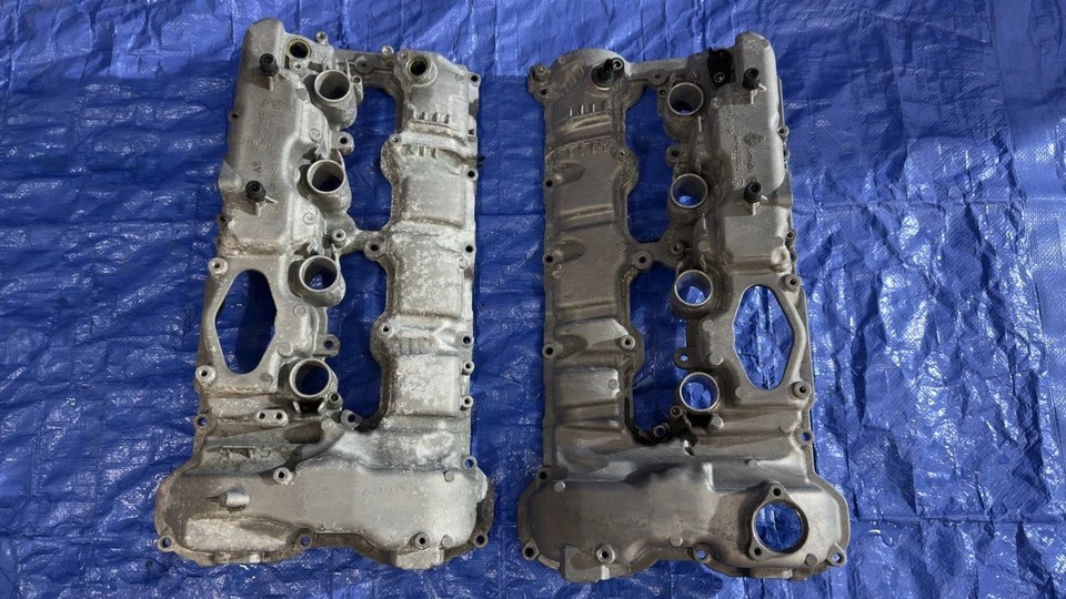 BMW X5 X6 550i 750i 2011-2013 E70 E71 N63 4,4 L juego de cubierta de válvula de motor V8 OEM Foto 1 de 4