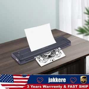 Impresora de plantilla copiadora térmica inalámbrica de transferencia de tatuajes USB recargable A4 NUEVA - Imagen 1 de 21