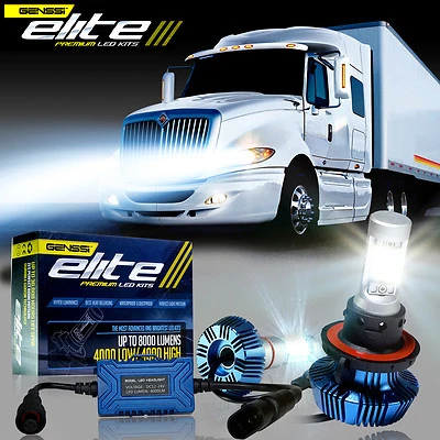 LED Headlight Bulb Kit For International Truck Pro Star Prostar 2008-2017 Low - Image 1 of 4