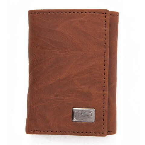 Kansas Jayhawks KU Wallet Trifold Leather Wallet Cover