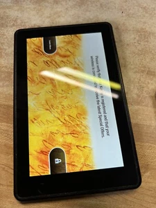 Amazon Kindle Fire 1st Generation D01400 8GB - 7" - WI-FI - Black Tablet TESTED - Picture 1 of 3