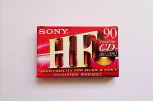 *** LOT DE 2 CASSETTES AUDIO VIERGE SONY HF 90 TYPE I *** - Photo 1/2