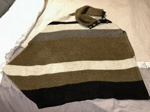Tabitha Anthropologie Quer Poncho Pullover Damen Gr. Small Wollmischung - Bild 1 von 21