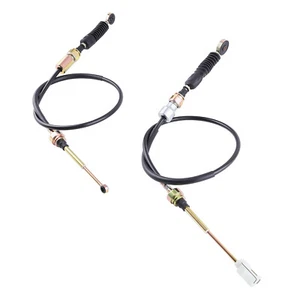 2PCS Transmission Shift Cable for Toyota RAV4 1996-2000 33821-42070 Black - Foto 1 di 12