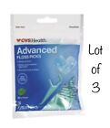 3- CVS Health Advanced Floss Picks avec fluorure (lot de 3) 36 pièces