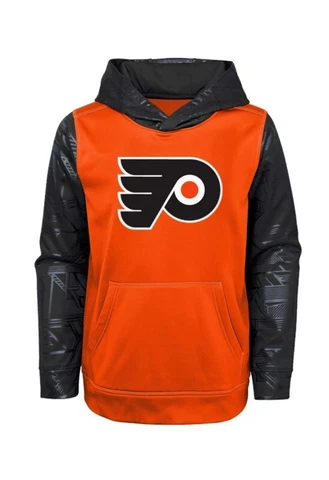 NHL Philadelphia Flyers Performance Fleece Long Sleeve Hoodie Boys XL (16/18) Cover
