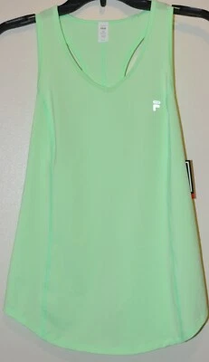 Regata Fila Sport Feminina Verde Perfeita Corrida Traseira Tru-stretch Tamanho XS - Imagem 1 de 3