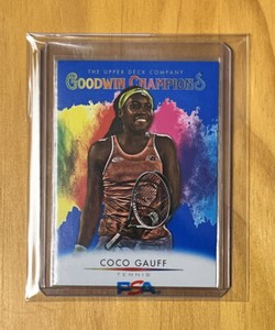 COCO GAUFF 💎RISING SUPERSTAR!!!✨ROOKIE✨ CARD UPPER DECK CARD 2021 SSP