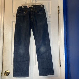 Levis 514 Jeans Boys Youth 16 Regular Blue Medium Wash Straight Leg 28x28 - Picture 1 of 4