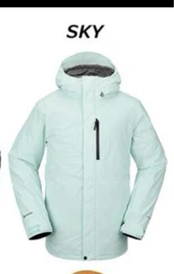 22/23 Volcom L Gore-Tex Snowboard Jacket Mens Size L Sky - Picture 1 of 2