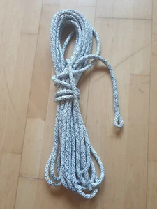 Großschot Liros Top Grip 10mm, weiß/schwarz, mit Auge - Bild 1 von 3