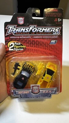 Hasbro Transformers Robots in Disguise 2-Pack HOTSHOT & R.E.V. New Sealed - Image 1 of 2