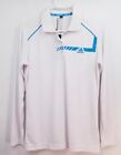Adidas Long Sleeve Climachill Polo Shirt, Womens Sz Medium, White, New, NH3135