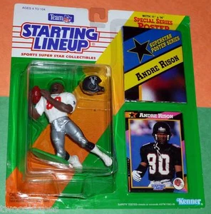 Andre Rison Atlanta Falcons 1992 alineación inicial con póster adicional - Imagen 1 de 3