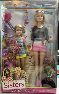 2015 Barbie Sisters Barbie and Stacie Doll 2-Pack DGX43 DGX41 New - Picture 1 of 3