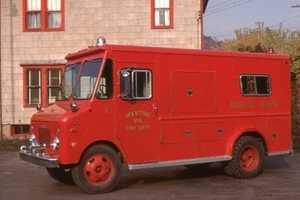 Weston WV 1971 Ford Olsen Rescue Truck - Fire Apparatus Slide - Picture 1 of 1