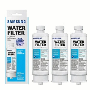 NEW Fit For Samsung DA97-17376B HAF-QIN/EXP Refrigerator Water Filter White 3pcs - Picture 1 of 7