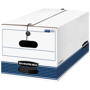 Fellows Bankers Box Medium Duty- Letter- New-Lot of 12, #00704, 500 lb stacking - Picture 1 of 3
