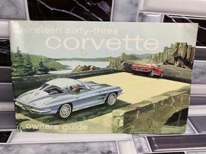1963 Corvette Owners Manual Reprint VGC! - Picture 1 of 3