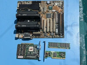 Carte mère Soyo SY-D6IBA double socket 1, kit rétro, AGP, PCI, ISA, SCSI, 2xCPU - Photo 1/3