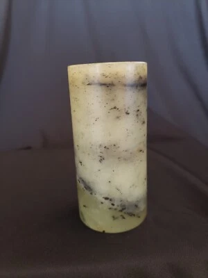 Cepillo/lavadora chino cilíndrico multicolor de jade/piedra dura Foto 1 de 4