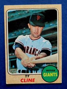 Tarjeta de béisbol 1968 Topps #469 Ty Cline Gigantes de San Francisco EX - Imagen 1 de 2