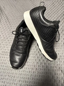 Skechers Go Golf Elite V4 Spikeless Golf Shoes Black Leather 54552 Men’s Size 11 - Picture 1 of 7