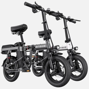 ENGWE 2PCS 14" 48V 350W 10Ah Folding City Electric Bicycles,UL 2849 Certified - Picture 1 of 11