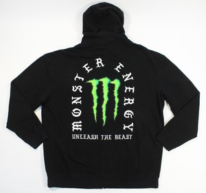 white monster moletom com capuz