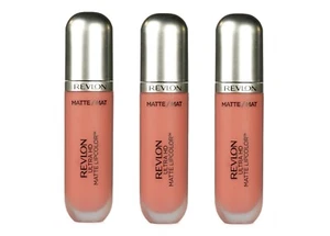(Lots of 3) Revlon Ultra HD Matte Lipcolor Liquid Lipstick Sealed 640 - Embrace - Picture 1 of 1