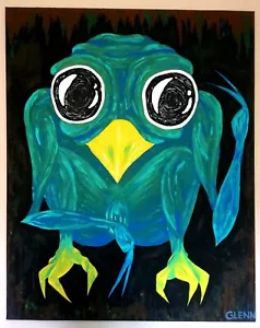 Original art Painting by EMMA GLENN canvas 24x30 Inches: *"WAKE UP"* - Bild 1 von 4