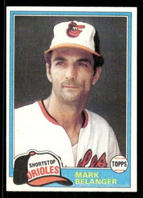 1981 Topps #641 Mark Belanger - Image 1 of 2