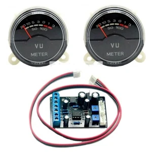 2 pz misuratore VU P-40SA livello DB audio intestazione con retroilluminazione LED blu con 1x scheda guida - Foto 1 di 9