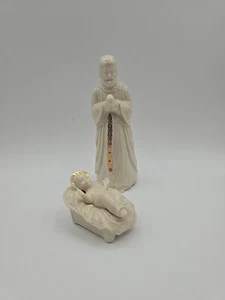 Lenox Jewels Nativity Group of 2 Figurines Jesus and Joseph - Picture 1 of 13