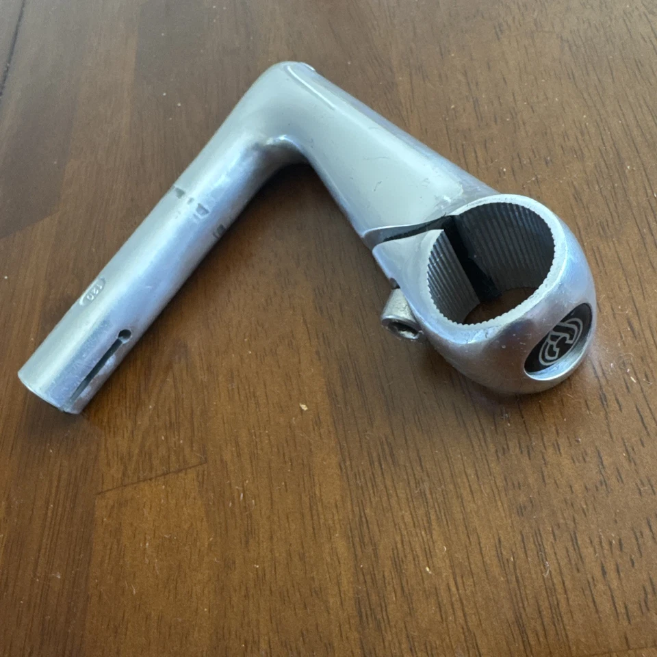 Vástago de caída de bicicleta de carretera Cinelli 120 mm/26,0 de colección - plateado  Foto 1 de 4