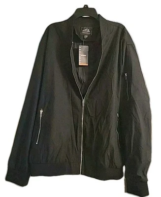 Chaqueta de exterior para hombre Tacvasen 2XL negra - ligera, estilo cortavientos. Nueva F17 Foto 1 de 4