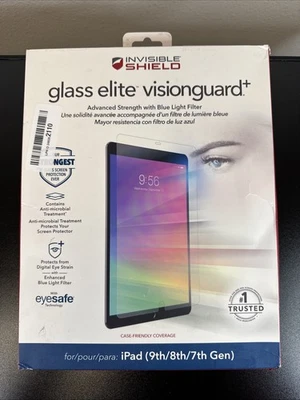 ZAGG (Glass Elite VisionGuard+) Screen Protector for Apple iPad (10.2) 8/7th Gen - Image 1 of 4