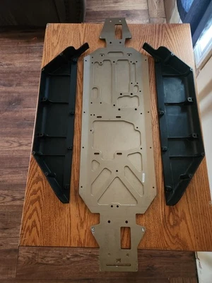 Chasis principal Losi LOSB2540 4x4 5ive-T OEM LOSB2570 protectores laterales  Foto 1 de 4