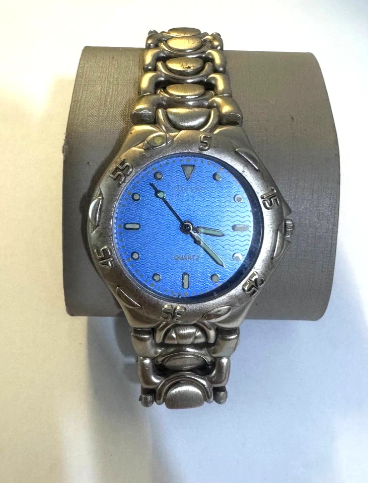 Мужские кварцевые часы Ellesse — циферблат Blue Wave — браслет из нержавеющей стали - Изображение 1 из 4