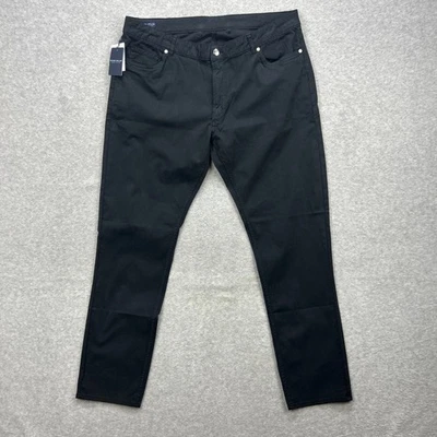 Pantalones Peter Millar Para Hombres 40x32 Negro Chino Caquis Wayfare Corona Artesanal Golf NUEVO Foto 1 de 4
