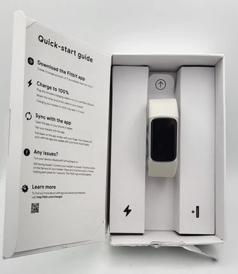 Fitbit Charge 6 Advanced Fitness & Health Tracker Silver/Porcelain - Display - Image 1 of 4