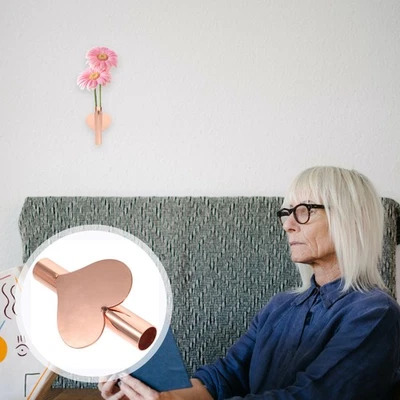  Blumenhalter Vase Wand Vasen Wandmontierte Wandmagnierte Dekoration - Bild 1 von 4