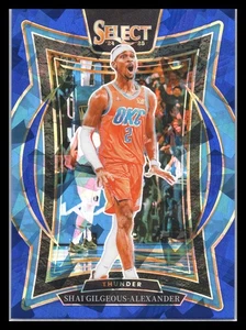 2024 Select Basketball #36 Shai Gilgeous-Alexander Blue Cracked Ice - Bild 1 von 2