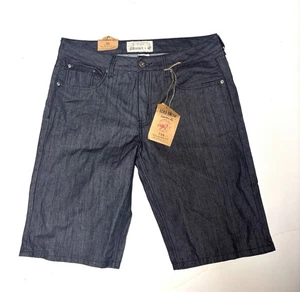 Vintage Y2K Ecko Unltd Denim Shorts Herren Größe 36 Shorts Deadstock Neu mit Etikett - Bild 1 von 4