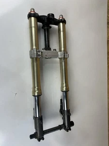 00-03 APRILIA SL 1000 SL1000 FALCO OEM FRONT FORKS TRIPLE TREES FORK TUBES STR8 - Picture 1 of 10