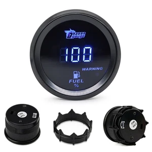 2" 52mm Digital Fuel Level Gauge 0-100% Fuel Meter Backlight 12V Universal FDYS - Picture 1 of 11