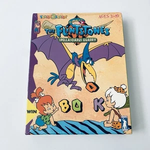 The Flintstones PC Game Big Box Vintage Computer Floppy Disk Game 1995 Sealed - Picture 1 of 6