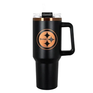Pittsburgh Steelers Great American Products 40 oz Colossus Travel Mug - Picture 1 of 1